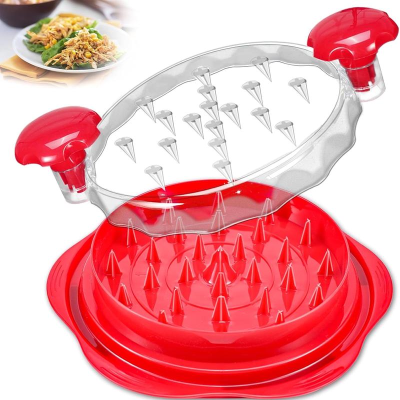 Chicken Shredder Tool Twist, Visible Chicken Breast Grinder Machine for Ground Food