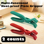 Hot Plate Gripper, Multi-Purpose Anti-Scald Tool for Bowls, Plates, Pans, Serving as Holder, Clip, Tongs