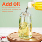 Multifunctional 2-in-1 Glass Oil Dispenser, 1 Count Olive Oil Sprayer with Handle, Oil Dispenser for Cooking, Baking, Frying
