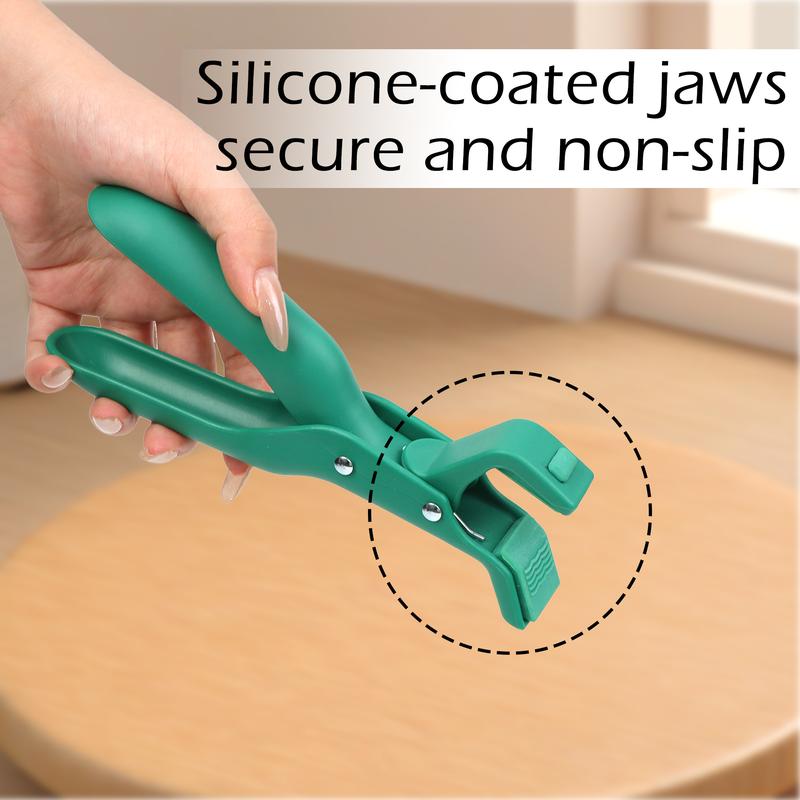 Hot Plate Gripper, Multi-Purpose Anti-Scald Tool for Bowls, Plates, Pans, Serving as Holder, Clip, Tongs