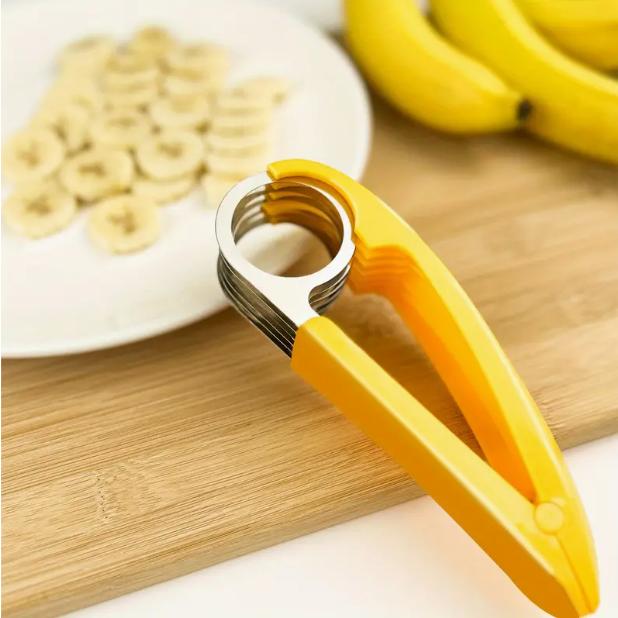 Banana Slicer/Fruit Splitter/Ham Sausage Cutter/Fruit Salad Slicer/Multi-Functional Kitchen Gadget