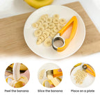 Banana Slicer/Fruit Splitter/Ham Sausage Cutter/Fruit Salad Slicer/Multi-Functional Kitchen Gadget
