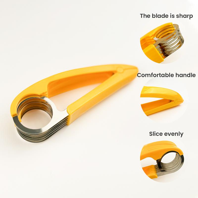 Banana Slicer/Fruit Splitter/Ham Sausage Cutter/Fruit Salad Slicer/Multi-Functional Kitchen Gadget